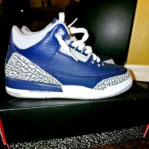 Jordan 3 Navy Blue/Grey
